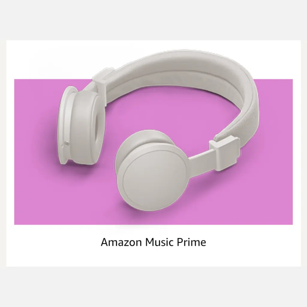 Amazon Music Primeで音楽が聴き放題のイメージ画像