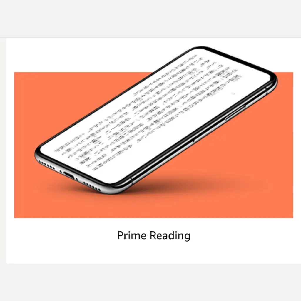 AmazonプライムのPrime Readingで本や雑誌が読めるイメージ画像